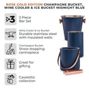 Tower Cavaletto 3 Piece Bar Set - Midnight Blue