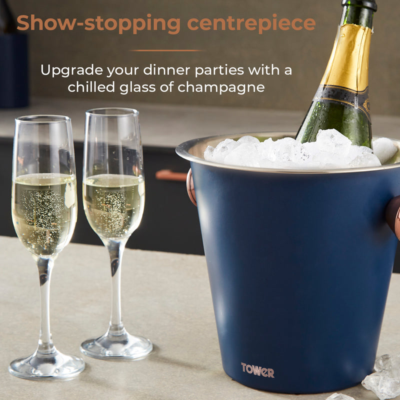 Tower Cavaletto 3 Piece Bar Set - Midnight Blue