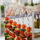 Tower BBQ Hanging Skewers With Stand 6 Piece