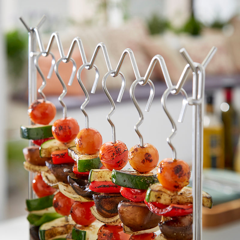 Tower BBQ Hanging Skewers with Stand 6 piece