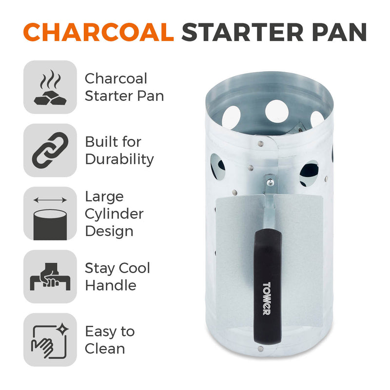Tower BBQ Charcoal Starter Pan