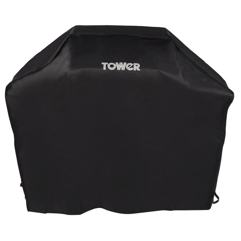 Tower Stealth 2000 Two Burner BBQ w/ Side Burner - Black