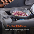 Tower Stealth 4000 Four Burner BBQ w/ Side Burner - Black