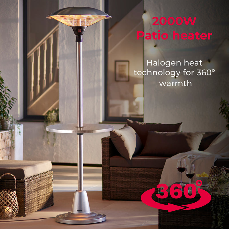 Tower ASTRID 2KW Patio Heater Table