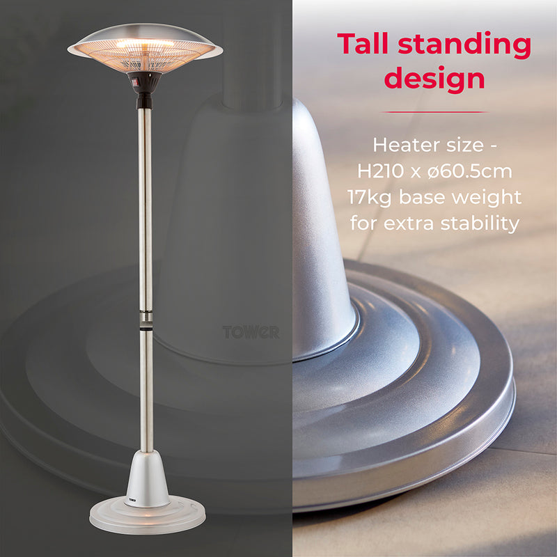 Tower ASTRID 2KW Patio Heater Table