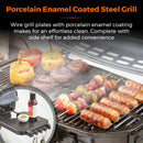 Tower Tourer Two Burner Portable Gas BBQ - Grey