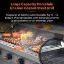 Tower Stealth Plus Four Burner BBQ