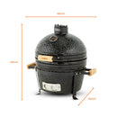 Tower Kamado Maxi Ceramic Charcoal BBQ - Black