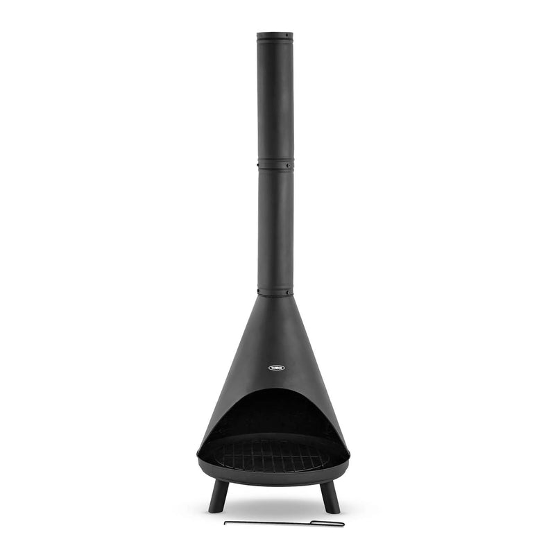 Tower Comet Chiminea Wood Burner - Black