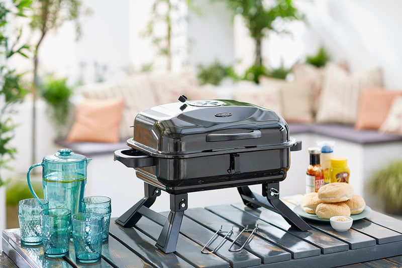 Tower Compact Portable BBQ Grill - Black