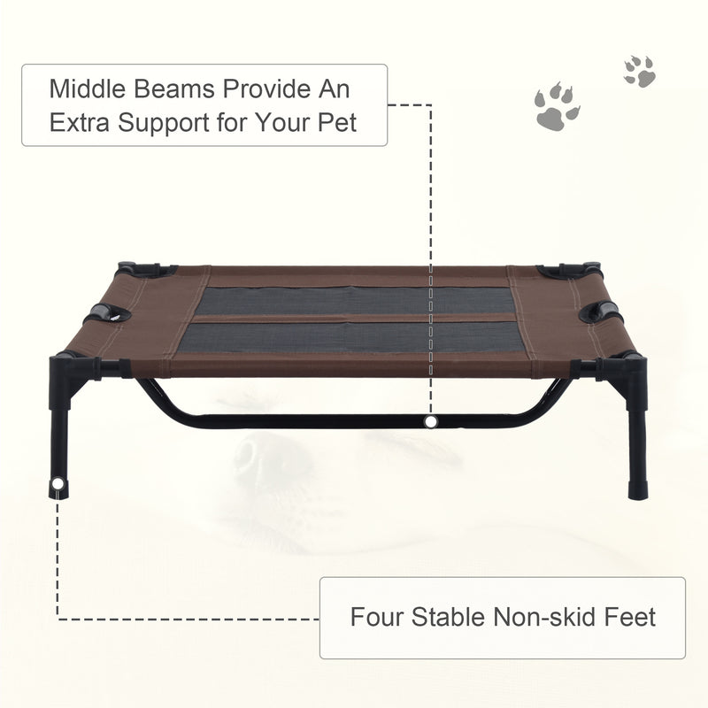 PawHut Pet Bed - Dark Brown