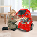 HOMCOM Kids Truck Engine Toy Set - Red
