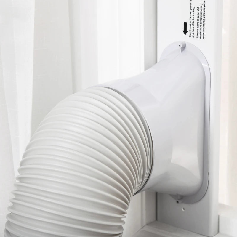 HOMCOM 4-In-1 Compact Portable Mobile Air Conditioner Unit - White