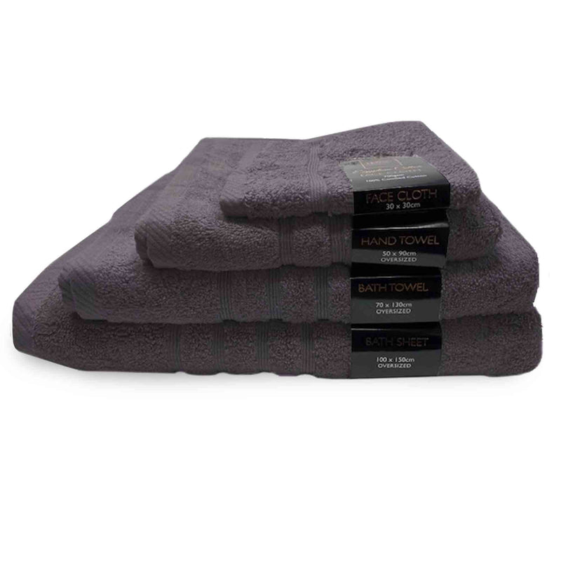 Charcoal Egyptian Cotton Towel