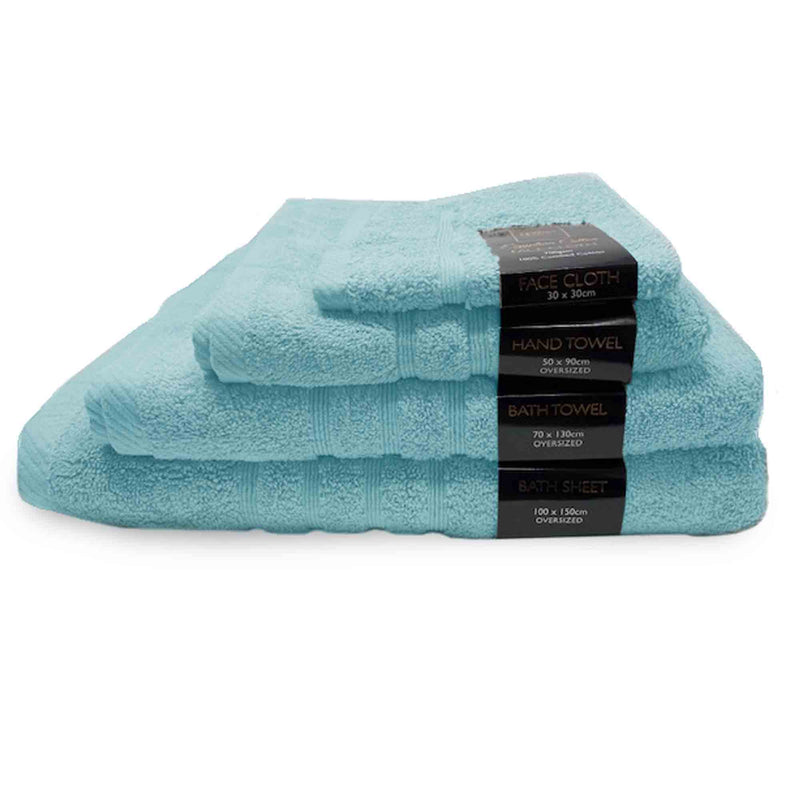 Lewis's Luxury Egyptian 100% Cotton Towel Range - Aqua
