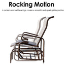 Outsunny Gliding Chair- Grey