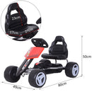 Kids Pedal Go Kart - Red & Black