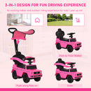 HOMCOM Kids Pink Ride On Car Mercedes Benz G350 - with Sun Shade