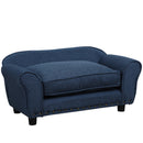 PawHut Dog Sofa Bed Pet Chair w/ Soft Cushion, for XS and S Dogs - Blue
