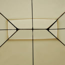 Outsunny Metal Gazebo 4m x 3(m)  Beige