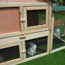 PawHut- Deluxe Rabbit Hutch