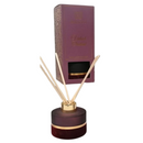 Aubergine Frosted Reed Diffuser with Velvet Wrap Scented Velvet
