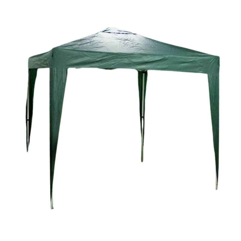 Silver & Stone Outdoor Pop Up Garden Gazebo 3m x 3m - Green