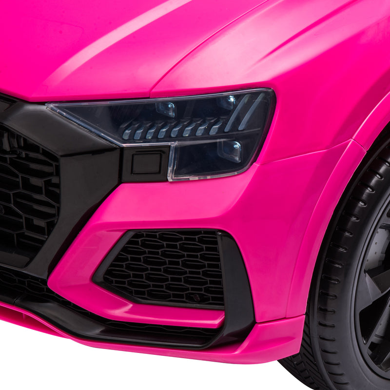 HOMCOM Kids Electric Ride On Car Audi RS Q8 6v - Pink