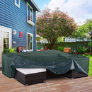 Outsunny Furniture Cover- Green - 230cm (L) x 230cm (W) x 70cm (H)