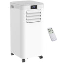 HOMCOM 4-In-1 Compact Portable Mobile Air Conditioner Unit - White