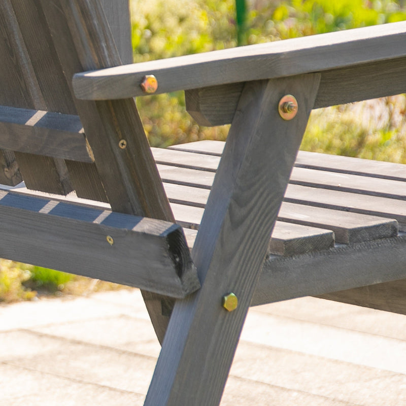 Outsunny Garden Bench - Grey