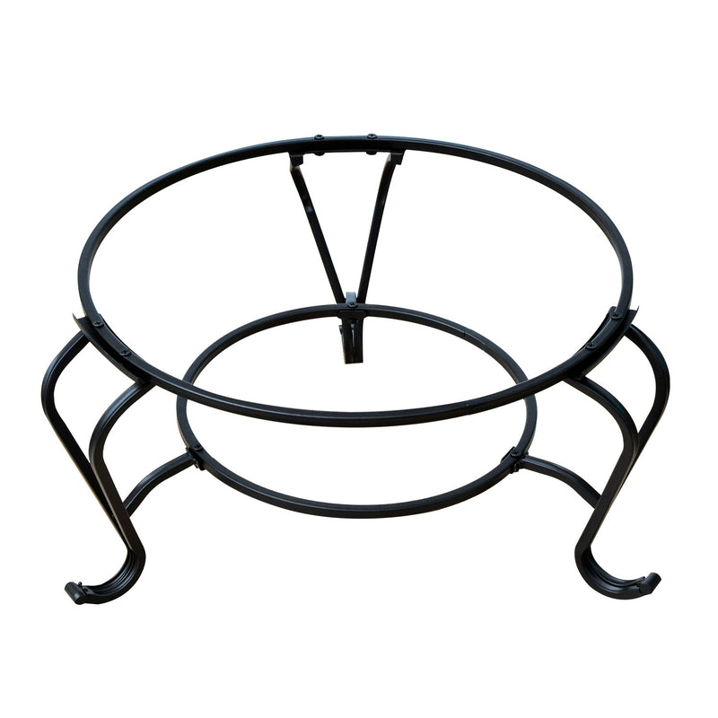 Outsunny Steel Fire Pit, Φ 56x45H cm (Lid Included)-Black