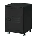 HOMCOM Filing Cabinet with Metal Door 55x38x38cm Black