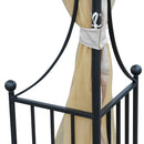 Outsunny 3 x 3(m) Garden Gazebo Patio Party Tent Shelter Outdoor Canopy Double Tier Sun Shade Metal Frame Netting Beigee