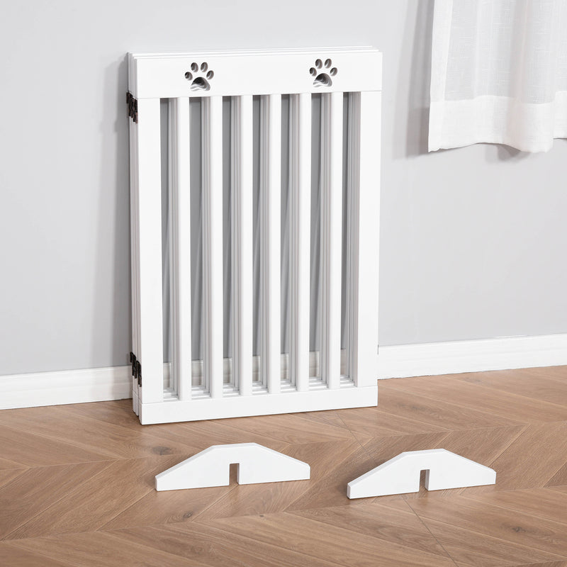 PawHut Wooden Pet Gate