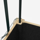 Outsunny Wooden Raised Planter, Garden Bed with Greenhouse Cover and Bed Liner