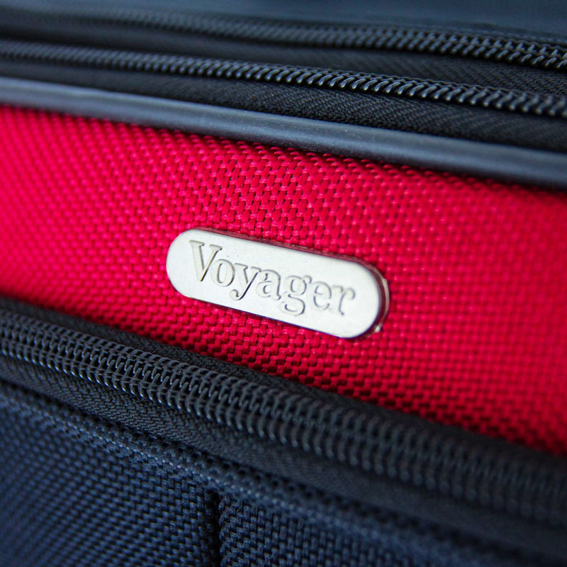 Voyager 900D EVA Suitcase - Black & Red