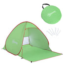 Outsunny 2-3 Person Pop up Tent Instant Camping Tent - Sun Shade - Shelter - Green