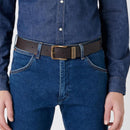 Wrangler Metal Loop Leather Belt - Brown