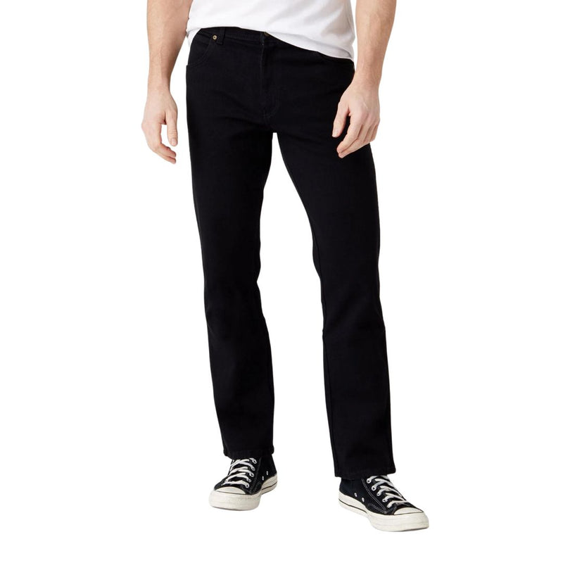 Wrangler Durable Basic Regular Fit Low Stretch Jeans in Black