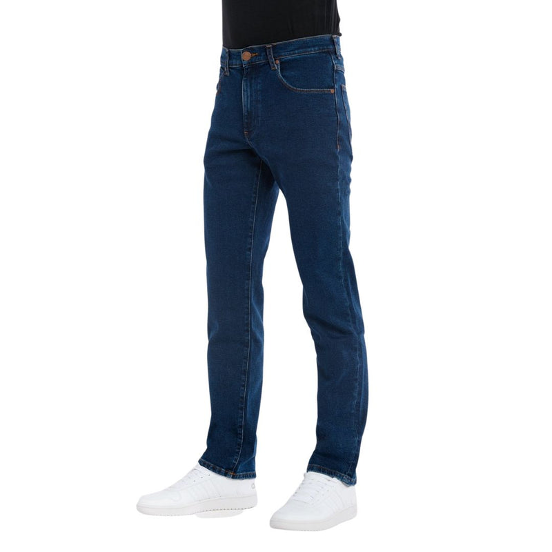 Wrangler Classic Denim Arizona Jeans with Straight Leg Fit in Blue