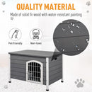 PawHut  Dog Kennel House - Grey