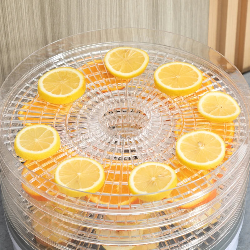 HOMCOM Food Dehydrator 5 Tier 245W - White