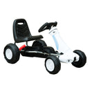 Kids Pedal Go Kart - White