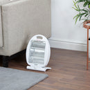 Warmlite 800W Folding Quartz Heater - White