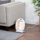 Warmlite 800W Folding Quartz Heater - White