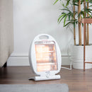 Warmlite 800W Folding Quartz Heater - White