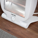 Warmlite 800W Folding Quartz Heater - White