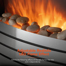 Warmlite Chester Fireplace Suite 2kw - Oak Effect