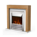 Warmlite Chester Fireplace Suite 2kw - Oak Effect